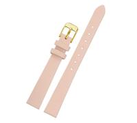 NBCNZCTSAS Adatto for cinturino orologio in pelle for strass Swarovski 5158517/5158972 cinturino orologio da donna a sgancio rapido 12 14mm 16mm 18mm braccialetto(Pink-gold,14mm)