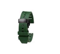NBCNZCTSAS Adatto for Huawei WATCH3/4Pro Ultimate cinturino GT2/GT3 cinturino for orologio in gomma fluorurata accessori for orologi subacquei da uomo(Green black buckle,22mm)