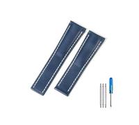 NBCNZCTSAS Adatto for i piloti della serie Breitling, adatto for i Vendicatori italiani, adatto for l'Air Timing, adatto for la cultura oceanica, adatto for cinturino in pelle 22/24 mm(Blue(PW)-No buc