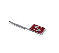 NBCNZCTSAS Adesivi for Bagagliaio for Stemma ABS S Adatti for Mercedes Adatti for Benz AMG S AMG E63S C63S GLC63S GLE63S GLS63S GTS GT43S GTR GT53 GT50 CLA45S(Silver Red Small)