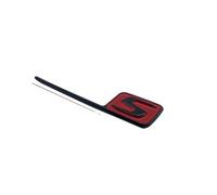 NBCNZCTSAS Adesivi for Bagagliaio for Stemma ABS S Adatti for Mercedes Adatti for Benz AMG S AMG E63S C63S GLC63S GLE63S GLS63S GTS GT43S GTR GT53 GT50 CLA45S(Glossyblack Red Smal)