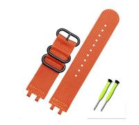 NBCNZCTSAS Bracciale cinturino di ricambio modificato adatto for Casio adatto for G-SHOCK 3459 GMW-B5000 cinturino in nylon nero/blu/arancione/verde militare/cachi(Orange bk)