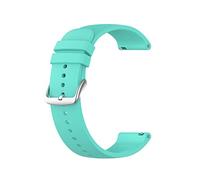 NBCNZCTSAS Cappellino in silicone adatto for Huaami adatto for AmazFit GTS 3 GTS3. Guardia duratura Durabile Fashion Black Woman Woman Uomo Daily Weart Wristband Accessory(Blue silver Button)