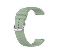 NBCNZCTSAS Cappellino in silicone adatto for Huaami adatto for AmazFit GTS 3 GTS3. Guardia duratura Durabile Fashion Black Woman Woman Uomo Daily Weart Wristband Accessory(Green silver Button)