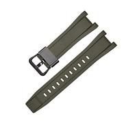 NBCNZCTSAS Cinghie di gomma GST-W300/GST-S110/S100G/GST-W110/W100G Accessori della banda di guardia del braccialetto mimetico Sport adatto for Casio Fit for G-Shock(Army green B)