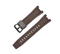 NBCNZCTSAS Cinghie di gomma GST-W300/GST-S110/S100G/GST-W110/W100G Accessori della banda di guardia del braccialetto mimetico Sport adatto for Casio Fit for G-Shock(Brown B)