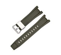 NBCNZCTSAS Cinghie di gomma GST-W300/GST-S110/S100G/GST-W110/W100G Accessori della banda di guardia del braccialetto mimetico Sport adatto for Casio Fit for G-Shock(Army green S)