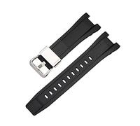 NBCNZCTSAS Cinghie di gomma GST-W300/GST-S110/S100G/GST-W110/W100G Accessori della banda di guardia del braccialetto mimetico Sport adatto for Casio Fit for G-Shock(Black S)