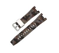 NBCNZCTSAS Cinghie di gomma GST-W300/GST-S110/S100G/GST-W110/W100G Accessori della banda di guardia del braccialetto mimetico Sport adatto for Casio Fit for G-Shock(Camouflage brown S)