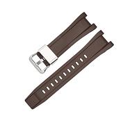NBCNZCTSAS Cinghie di gomma GST-W300/GST-S110/S100G/GST-W110/W100G Accessori della banda di guardia del braccialetto mimetico Sport adatto for Casio Fit for G-Shock(Brown S)