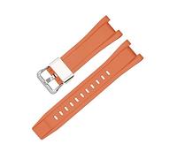 NBCNZCTSAS Cinghie di gomma GST-W300/GST-S110/S100G/GST-W110/W100G Accessori della banda di guardia del braccialetto mimetico Sport adatto for Casio Fit for G-Shock(Orange S)