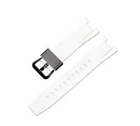 NBCNZCTSAS Cinghie di gomma GST-W300/GST-S110/S100G/GST-W110/W100G Accessori della banda di guardia del braccialetto mimetico Sport adatto for Casio Fit for G-Shock(White B)