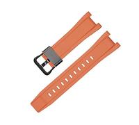 NBCNZCTSAS Cinghie di gomma GST-W300/GST-S110/S100G/GST-W110/W100G Accessori della banda di guardia del braccialetto mimetico Sport adatto for Casio Fit for G-Shock(Orange B)