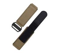 NBCNZCTSAS Cinturini in nylon for chiusura a strappo comodi e traspiranti adatti for Panerai adatti for campanello adatto for cinturino for orologio in tela Ross 22 24mm(Khaki-Black,22mm)