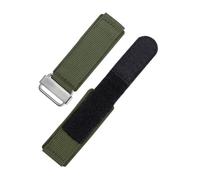 NBCNZCTSAS Cinturini in nylon for chiusura a strappo comodi e traspiranti adatti for Panerai adatti for campanello adatto for cinturino for orologio in tela Ross 22 24mm(Army green-Steel,22mm)