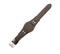 NBCNZCTSAS Cinturini in pelle traspiranti adatti alla pelle adatti for cinturino serie Fossil Ch2564 Ch2565 Ch2891 Ch3051 da 22 mm(Brown(PW)-Steel-K8)