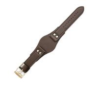 NBCNZCTSAS Cinturini in pelle traspiranti adatti alla pelle adatti for cinturino serie Fossil Ch2564 Ch2565 Ch2891 Ch3051 da 22 mm(Brown(PW)-Rose-K8)