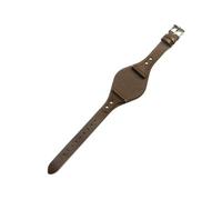 NBCNZCTSAS Cinturini traspiranti adatti for Fossil ES4045 ES4114 ES4113 ES3838 ES3625 ES3616 Serie cinturino inodore 18mm(Coffee(PW),Golden-K1-18mm)