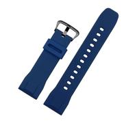 NBCNZCTSAS Cinturino adatto for CASIO PRG-600yb-3 / PRG-650 / PRW-6600 cinturino sportivo in silicone da uomo serie 24mm(Blue-black)