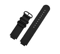 NBCNZCTSAS Cinturino convesso da 16 mm adatto for Casio Fit For G-Shock GM110 GM2100 GA900 GBA-800 GBD-800 GA-800 cinturino for orologio in tela di nylon modificato da uomo(Black black buckle)