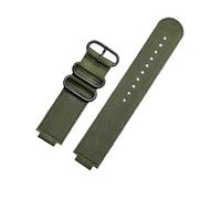 NBCNZCTSAS Cinturino convesso da 16 mm adatto for Casio Fit For G-Shock GM110 GM2100 GA900 GBA-800 GBD-800 GA-800 cinturino for orologio in tela di nylon modificato da uomo(Army green black)