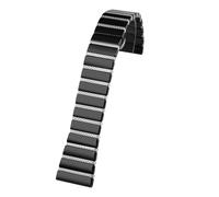 NBCNZCTSAS Cinturino da 20 mm adatto for Omega Nero adatto for Rossini adatto for Armani Bracciale universale Cinturino for orologio in ceramica a sgancio rapido Bracciale da uomo e da donna(5-black-s