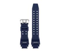 NBCNZCTSAS Cinturino da uomo arancione rosso blu adatto for cinturino in resina Casio GA-1000/GA-1100 GW-A1000/A1100/4000 cinturino in silicone strumenti braccialetto(Dark Blue)