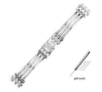 NBCNZCTSAS Cinturino for orologio in acciaio inossidabile adatto for campione ygs716 yas100 yls141 catena for orologio femminile in acciaio pregiato 17m che sostituisce il cinturino in acciaio