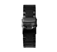 NBCNZCTSAS Cinturino for orologio in acciaio inossidabile adatto for Diesel DZ4316 DZ7395 7305 4209 4215 cinturino da polso solido in metallo da uomo 24mm 26mm 28mm 30mm(Multi bead black,26mm)