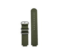 NBCNZCTSAS Cinturino for orologio in nylon adatto for Casio AE-1200 AE-1300 AE-1000W Cinturino in nylon modificato Accessorio for bracciale da uomo 18mm(Army Green SK)