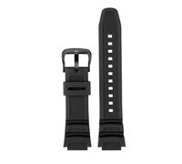 NBCNZCTSAS Cinturino for orologio in silicone adatto for cinturino for orologio Casio w-218h/ae-1200/1100 / f-108 /sgw300 /400/500 /w-800h / mrw-200(Black BK)