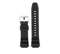 NBCNZCTSAS Cinturino for orologio in silicone adatto for cinturino for orologio Casio w-218h/ae-1200/1100 / f-108 /sgw300 /400/500 /w-800h / mrw-200(Black SK)