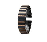 NBCNZCTSAS Cinturino in ceramica È adatto for accessori for orologi da uomo e da donna da 20 22 mm Adatto for Tissot/Adatto for Rossini/Adatto for Tian Wang Mido/Adatto for C-asio(Black Rose,22mm)