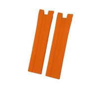 NBCNZCTSAS Cinturino in gomma siliconica naturale da 21 mm adatto for Tissot 1853 T076417 Cinturino sportivo morbido rosso nero arancione(Orange,21MM_NO CLASP)