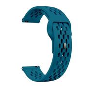 NBCNZCTSAS Cinturino in silicone 18mm 20mm 22mm adatto for Samsung Galaxy Watch 6 5 4 40mm 44mm Gear S3 Breathe Band adatto for Huawei Watch 4 Ultimate braccialetto(Rock blue,20mm)
