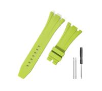 NBCNZCTSAS Cinturino resistente e confortevole adatto for Audemars Piguet adatto for Royal Oak Offshore 15703 15400 for cinturino in silicone(Green-No)