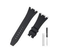 NBCNZCTSAS Cinturino resistente e confortevole adatto for Audemars Piguet adatto for Royal Oak Offshore 15703 15400 for cinturino in silicone(Black-No)
