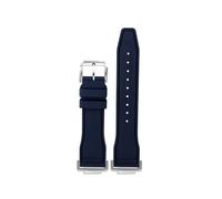 NBCNZCTSAS Fluoro Gomma Cinturino in Silicone Morbido Colore Puro Verde Menta Cinturino da Uomo Bracciale Misura for CASIO Misura for G-SHOCK DW5600 DW5610(Dark blue-S pin)