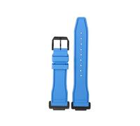 NBCNZCTSAS Fluoro Gomma Cinturino in Silicone Morbido Colore Puro Verde Menta Cinturino da Uomo Bracciale Misura for CASIO Misura for G-SHOCK DW5600 DW5610(Light blue-B pin)