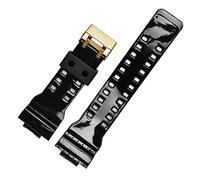 NBCNZCTSAS Guarda la band GA100 GA110 GLS GD-120 UOMINO DONNE SPORT BRACHETTO DEL BRACHETTORIO SPORT ACCESSORI SPATTI FONTI for CASIO FIT for G-SHOCK(Schwarz)