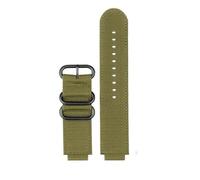 NBCNZCTSAS Misura for Casio Fit For G-SHOCK cinturino in nylon DW5600 GW6900 DW-5600 GW-B5600 GA-110 GM-5600 GA2100 GM110 piccola pistola in acciaio cinturino in tela da uomo(Army green black)