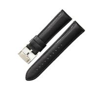 NBCNZCTSAS Misura for Fossil Fs4990 Fs4735 Me3099 Me3052 Fs4813 Q Cinturini in pelle inodore serie intelligente 22 24mm(Black-Steel-K8,24mm)