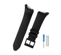 NBCNZCTSAS Misura for Hamilton Adventure Elvis Presley Black Man H24655331 H24615331series Interfaccia obliqua Cinturini in gomma 25mm(Black-Black)