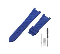 NBCNZCTSAS Misura for Patek Philippe Sport Elegance 5726/5711/5712 Accessori cinturino orologio in silicone serie Nautilus 25x13mm(Blue-No)
