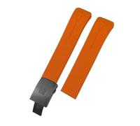 NBCNZCTSAS Misura for Tissot Misura for T-TOUCH T013 T048 T047 T033T04 21 millimetri Molle Della Gomma di Silicone Della Fascia di Sport Watch Strap T091 T013420A(Orange Black)