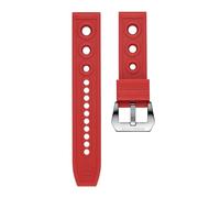 NBCNZCTSAS Steeldive 20mm 22mm cinturino di ricambio for orologio braccialetti in gomma morbida cinturino impermeabile in silicone adatto for accessori universali for orologi(Black 01,20mm)