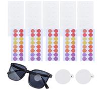 NBEADS 10 Foglio di Toppe A Pois per Occhiali da Tiro, 160 Dots Translucent Magic DOT per Occhiali da Tiro Paraocchi Adesivi per Migliorare La Precisione per Caccia e Tiro