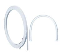 NBEADS 10 m/10.94 iarde di Disossamento per Cucire, Stecche In Acciaio Ricoperte In PVC Da 6.5mm per Corsetti Abiti Da Sposa Abiti Da Sera Lingerie Cappelli, Bianco