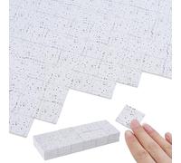 NBEADS 100 Pezzi Piastrelle In Legno In Miniatura Scala 1:12, Accessori Decorativi per Modellismo e Micro Paesaggi, 30x30x3mm, Colorato