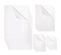 NBEADS 100 pz 4 misure di Buste per Laminazione Termica, Fogli per Plastificatrice Ad Alta Resistenza Da 0.3mm di Spessore, Plastica Rettangolare per Tessere Identificative Fotografie Documenti Avvisi